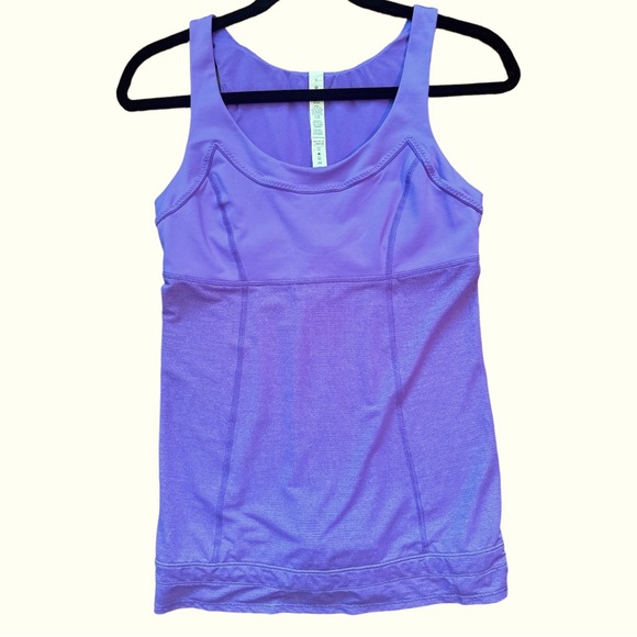 lululemon athletica Tops - LULULEMON Purple Ta Ta Topper Tank Top with Cinch Hem | Size: 6